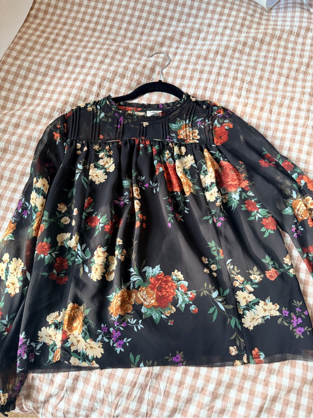 Aritzia Wilfred Floral Blouse